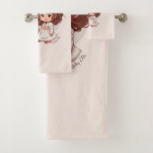 Schattige moeder en dochter Bond (4) Bad Handdoek (Insitu)