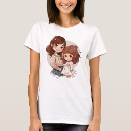 Schattige moeder en dochter Bond (4) T-shirt