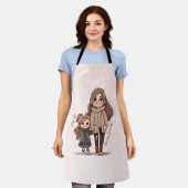 Schattige moeder en dochter Bond (5) Schort (Gedragen)