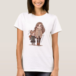 Schattige moeder en dochter Bond (5) T-shirt