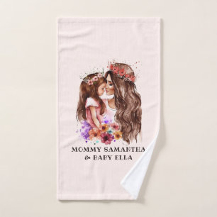 Schattige moeder en dochter Bond (6) Bad Handdoek