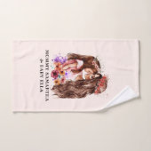 Schattige moeder en dochter Bond (6) Bad Handdoek (Handdoek)