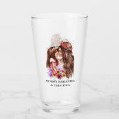 Schattige moeder en dochter Bond (6) Glas (Achterkant)