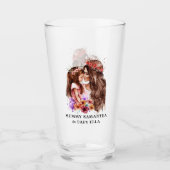 Schattige moeder en dochter Bond (6) Glas (Voorkant)