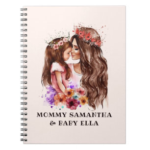 Schattige moeder en dochter Bond (6) Notitieboek