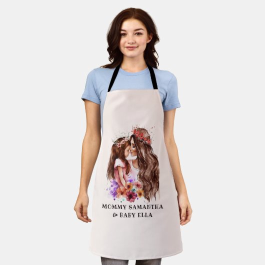 Schattige moeder en dochter Bond (6) Schort (Gedragen)