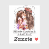 Schattige moeder en dochter Bond (6) Sticker (Vel)