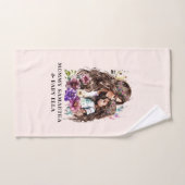 Schattige moeder en dochter Bond (7) Bad Handdoek (Handdoek)