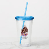 Schattige moeder en dochter Bond (8) Acryl Drinkbeker (Achterkant)