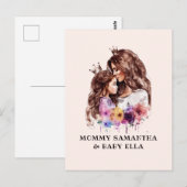 Schattige moeder en dochter Bond (8) Briefkaart (Voorkant / Achterkant)