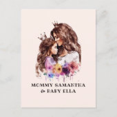 Schattige moeder en dochter Bond (8) Briefkaart (Voorkant)