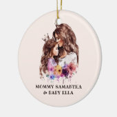 Schattige moeder en dochter Bond (8) Keramisch Ornament (Links)