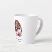 Schattige moeder en dochter Bond (8) Latte Mok (Rechterhoek)