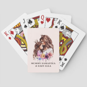 Schattige moeder en dochter Bond (8) Pokerkaarten