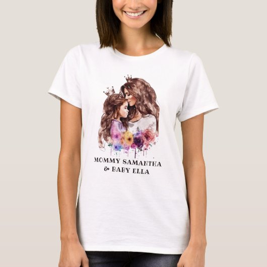 Schattige moeder en dochter Bond (8) T-shirt (Voorkant)
