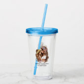Schattige moeder en dochter Bond (9) Acryl Drinkbeker (Achterkant)