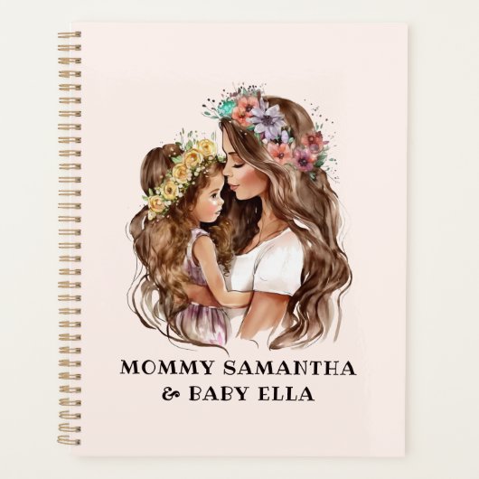 Schattige moeder en dochter Bond (9) Planner (Voorkant)