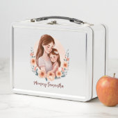 Schattige moeder en dochter Bond - Bloemen Lijst (In situ)