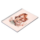 Schattige moeder en dochter Bond Notitieboek (Linkerzijde)