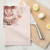Schattige moeder en dochter Bond Theedoek (Quarter Fold)