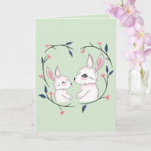 Schattige Moeder Konijn Bloemrijke Pasen & Moederd