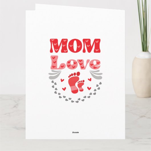 Schattige Moeder Liefde Kaart (Achterkant)