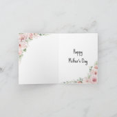 Schattige moeder Moederdag voor lieve oma aangepas Kaart (Binnen)