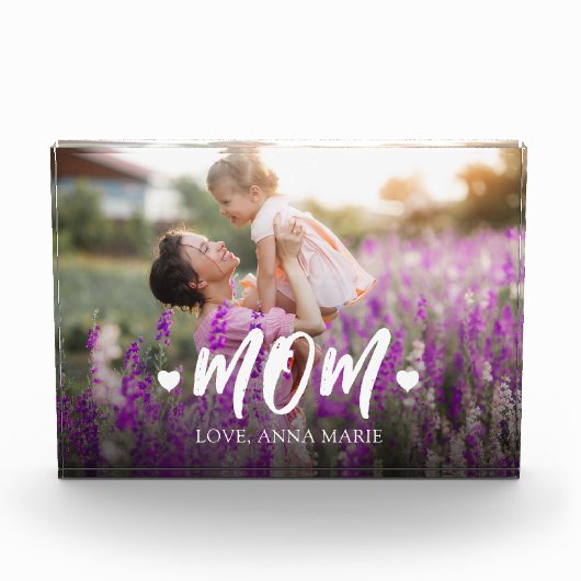 Schattige Moeder Quote Typografie Script Fotoblokken (Voorkant)