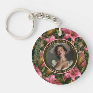 Schattige Moederdag Cadeau-ideeën Foto Lelies Sleutelhanger