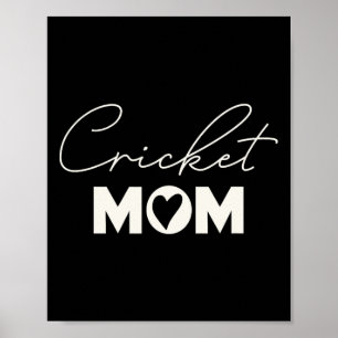 Schattige Moederdag Cricket Moeder Poster