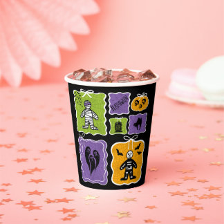 Schattige Moeders Coquette Halloween Papieren Bekers