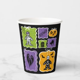 Schattige Moeders Coquette Halloween Papieren Bekers