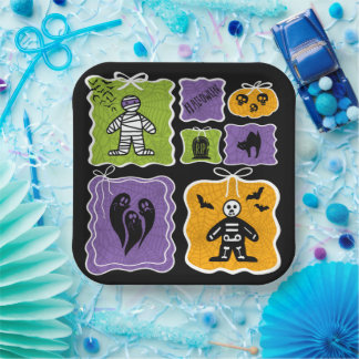 Schattige Moeders Coquette Halloween Papieren Bordje