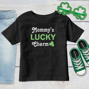 Schattige Moeders Geluksbrenger Groene St. Patrick Kinder Shirts