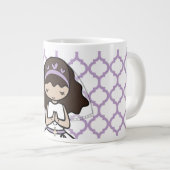 Schattige mok kleintje van de Eerste Heilige Commu (Voorkant rechts)