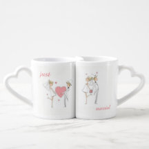 schattige mok van de koffiekoffie van Lovers