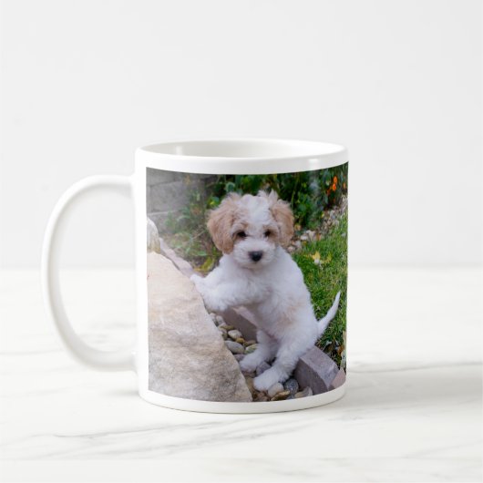 Schattige Mok van puppy Coffee (Links)