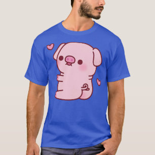 Schattige mollig varken met grote konten t-shirt
