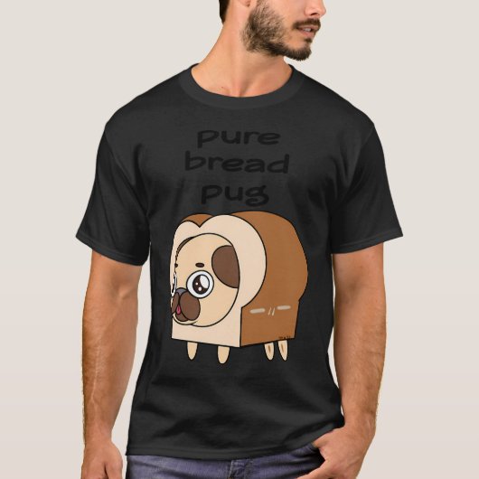 Schattige Mollige Pug T-shirt (Voorkant)