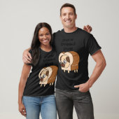 Schattige Mollige Pug T-shirt (Unisex)