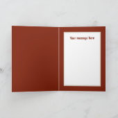 Schattige Mom baby aanpasbaar hert Kaart (Binnen)