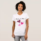 Schattige 'Mom & Me' T-shirts voor Dames / Meisjes (Voorkant volledig)
