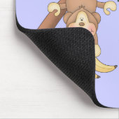 Schattige Monkey Business Muismat (Hoek)