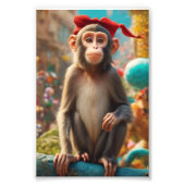 Schattige Monkey Poster (Voorkant)