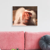 Schattige Monkey Poster Canvas Afdruk (Insitu (Woonkamer))