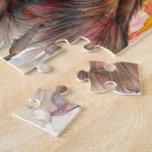 Schattige Monkey Spreekt Geen Kwaadaardige Kunst Legpuzzel (Zijkant)