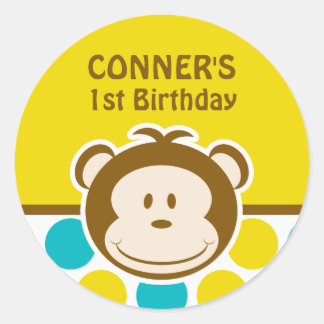 Schattige Monkey Sticker