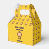 Schattige Monkey Theme Boy Baby shower Bedankdoosjes (Voorkant Zijde)