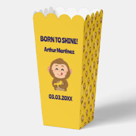 Schattige Monkey Theme Boy Baby shower Bedankdoosjes