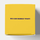 Schattige Monkey Theme Boy Baby shower Bedankdoosjes (Bovenkant)